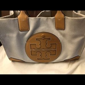 TORY BURCH ELLA SMALL CANVAS TOTE